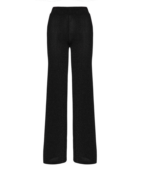 Express Women's Black Shimmer Sparkle Pants Trousers Side Stripe NWT Size  3/4 | eBay